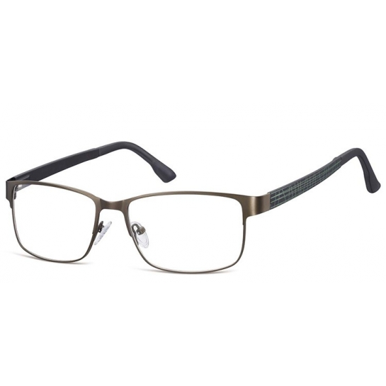 Elastyczne oprawki okularowe Sunoptic 610D metalowe kolor oliwkowy